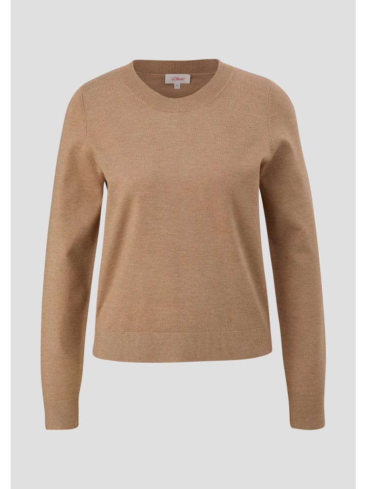 

s.Oliver Вязаный свитер цвета 84W5_песочный