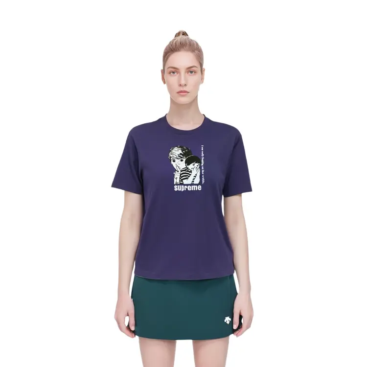 Футболка Supreme Freaking Out, фиолетовый — фото 4