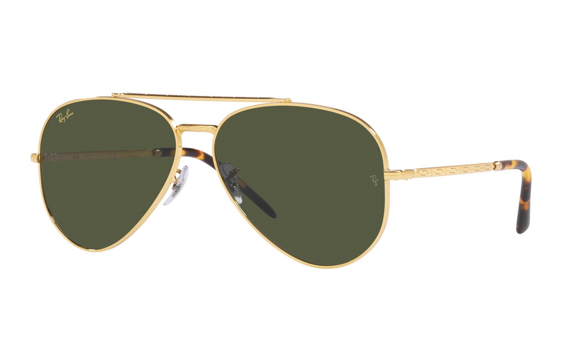 

RayBan Поляризационные солнцезащитные очки Ray Ban Pilot, Gold