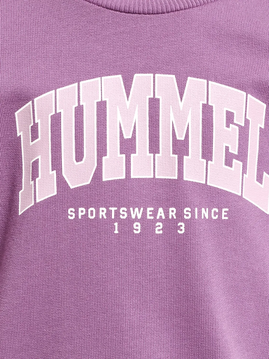 Свитшот детский Hummel, аргайл пурпурный — фото 3