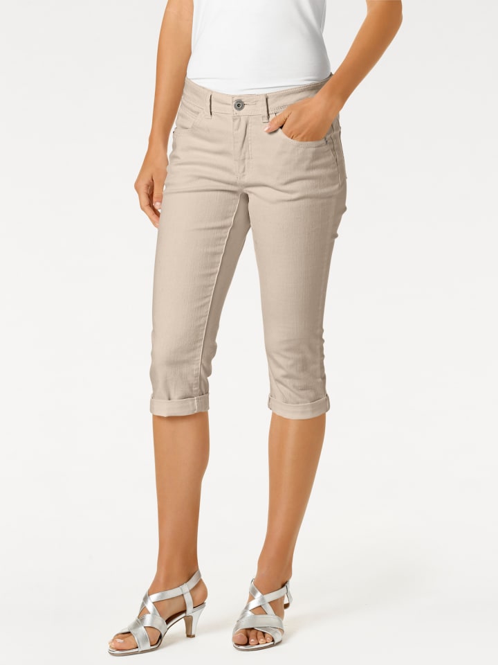 

Тканевые брюки Heine, песочный