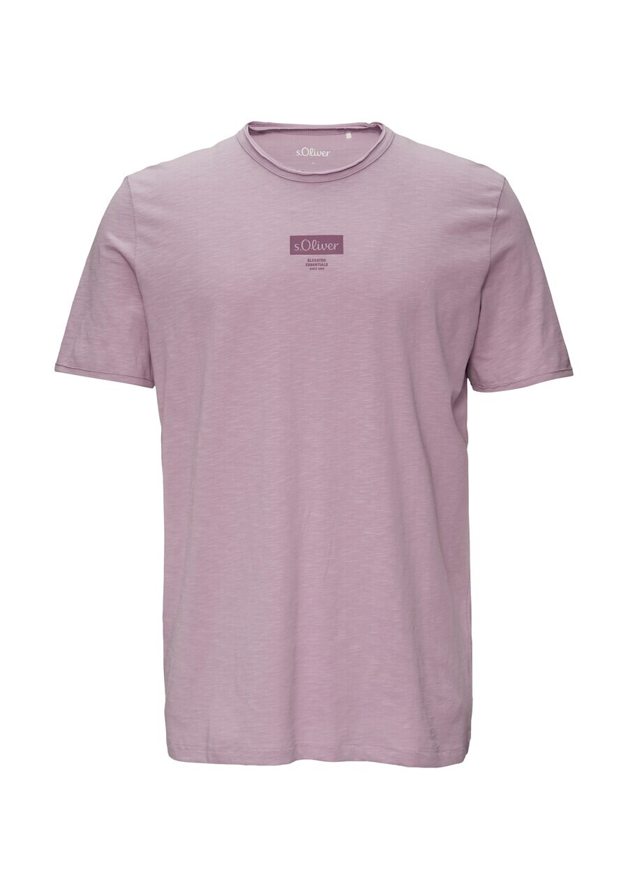 

Классическая футболка s.Oliver Shirt, цвет purple/mottled purple
