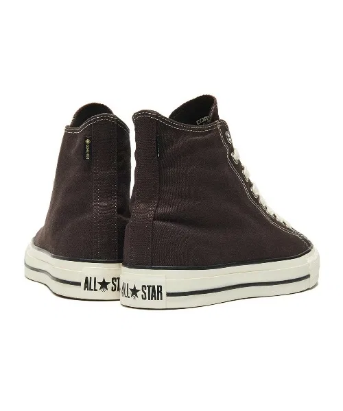 Мужские высокие кроссовки CONVERSE ALL STAR GORE-TEX HI из канваса коричневые — фото 2