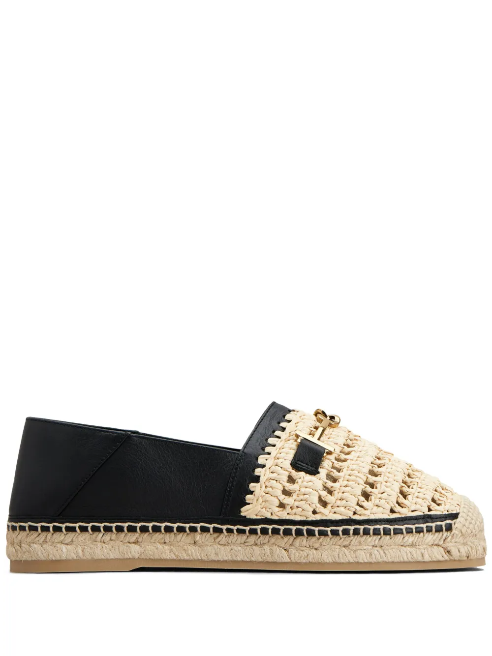 Эспадрильи из рафии TOD'S, черный
