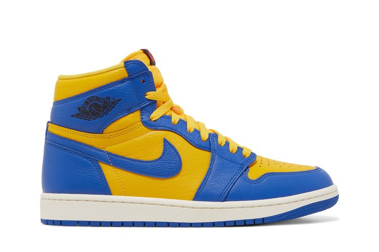 

Кроссовки Air Jordan Wmns Air Jordan 1 Retro High OG Reverse Laney, желтый