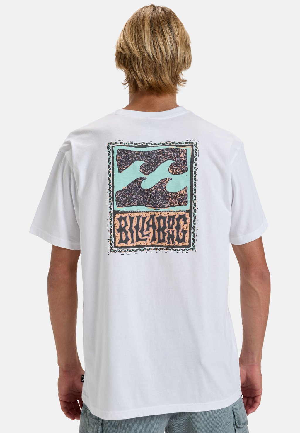 

Футболка с принтом Billabong, белый