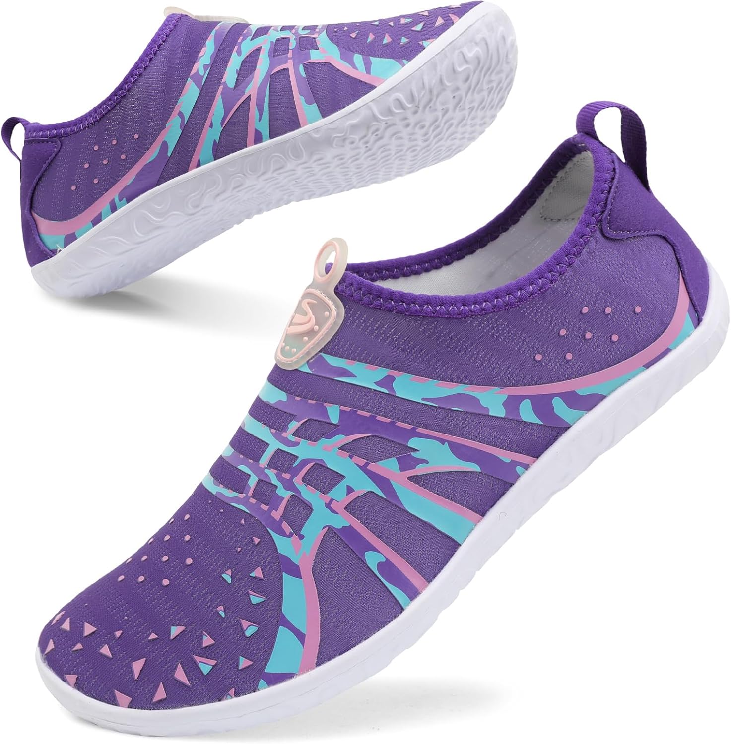 

Женские и мужские водные туфли Spesoul, дышащие, быстро сохнущие, мягкие, «босоножки», акваноски для походов, плавания, пляжа, серфинга, йоги и спорта, Jiao Colpurple