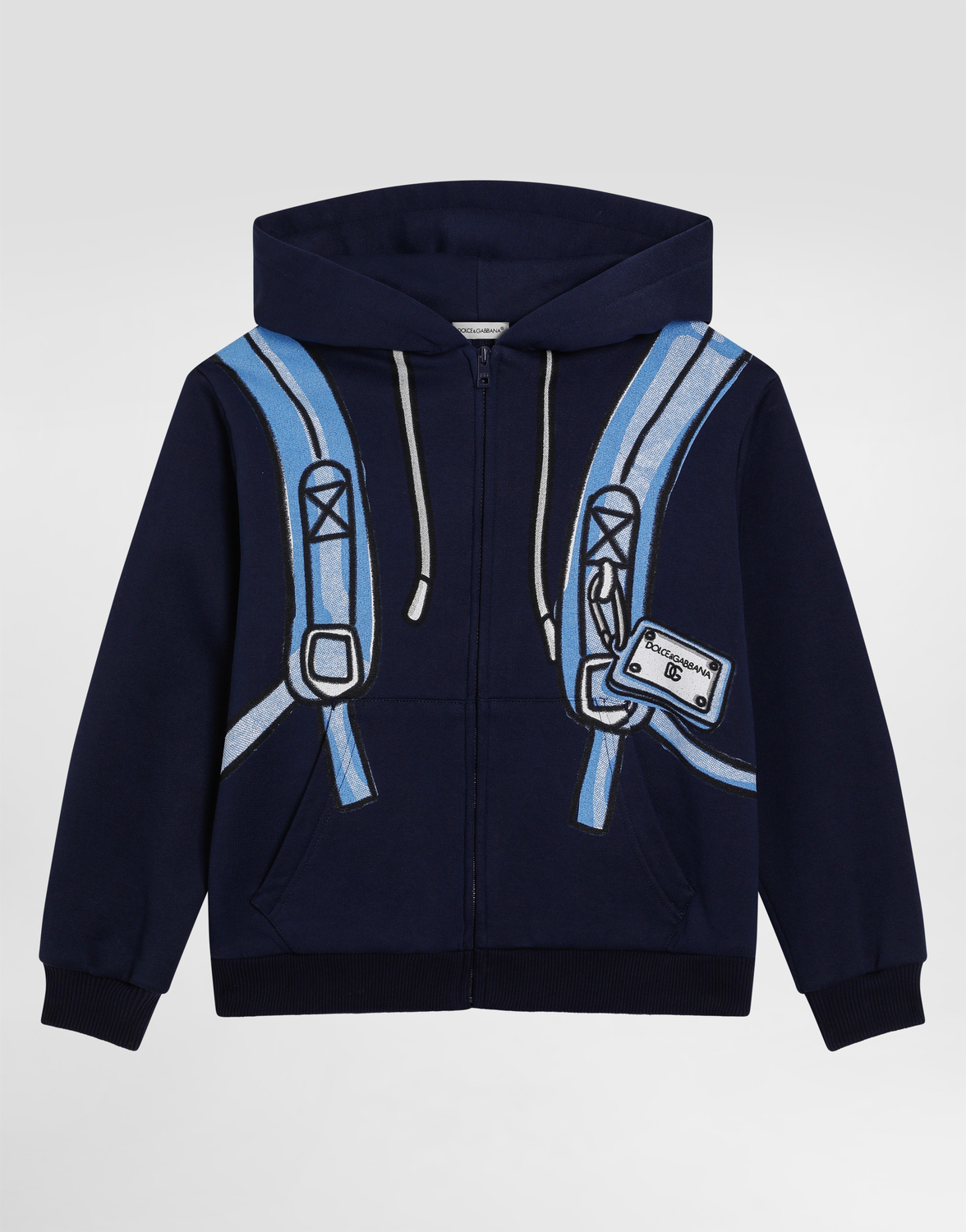 

Худи с принтом рюкзака DG Dolce&Gabbana, мультиколор