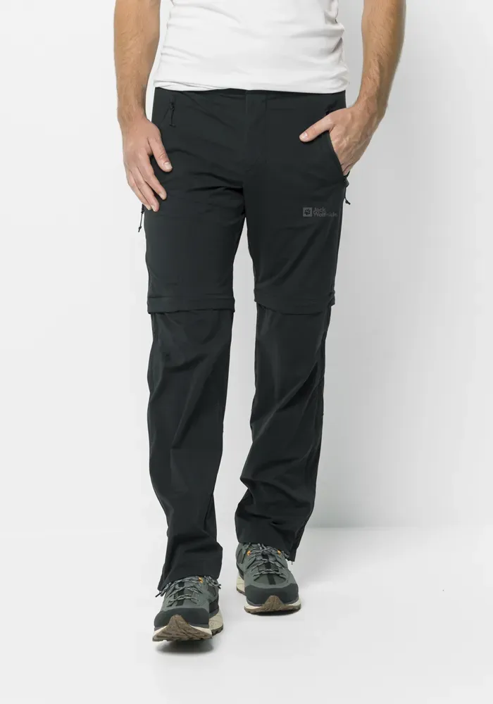 

Брюки на молнии Jack Wolfskin "GLASTAL ZIP AWAY PANTS M", черный