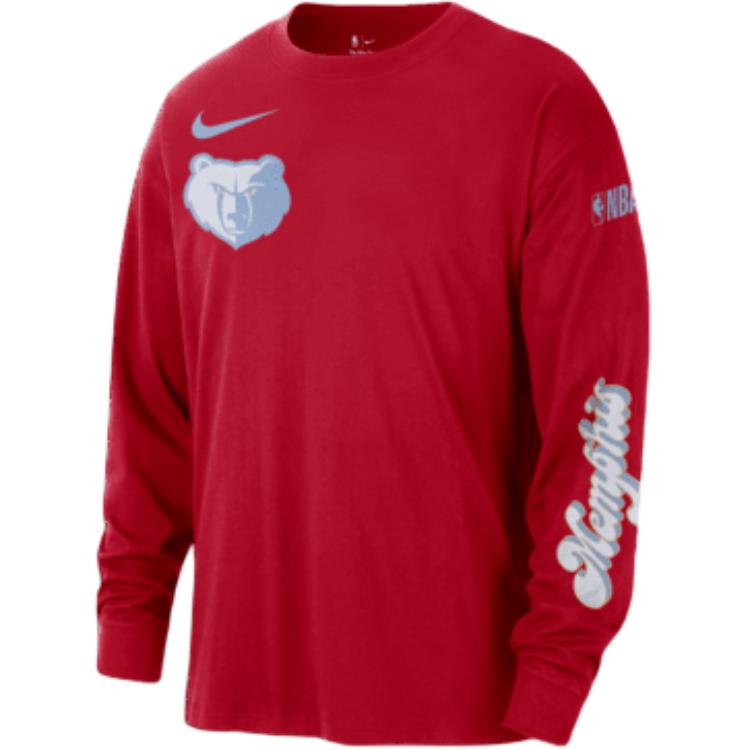 

Майка Memphis Grizzlies Courtside City Edition мужская Nba Max90 с длинными рукавами Nike, красный