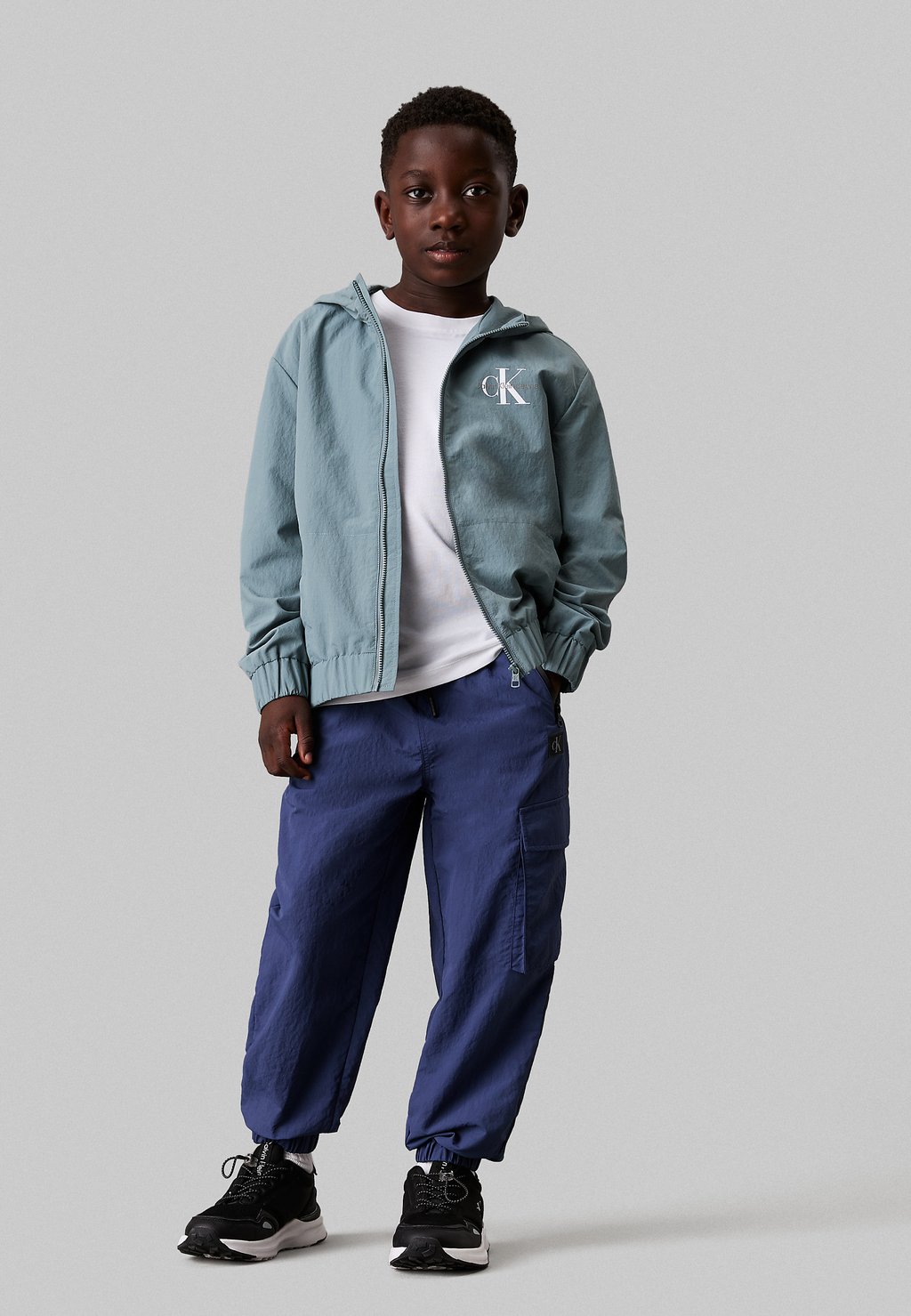 

Брюки-карго CRINKLE Calvin Klein Jeans, синий