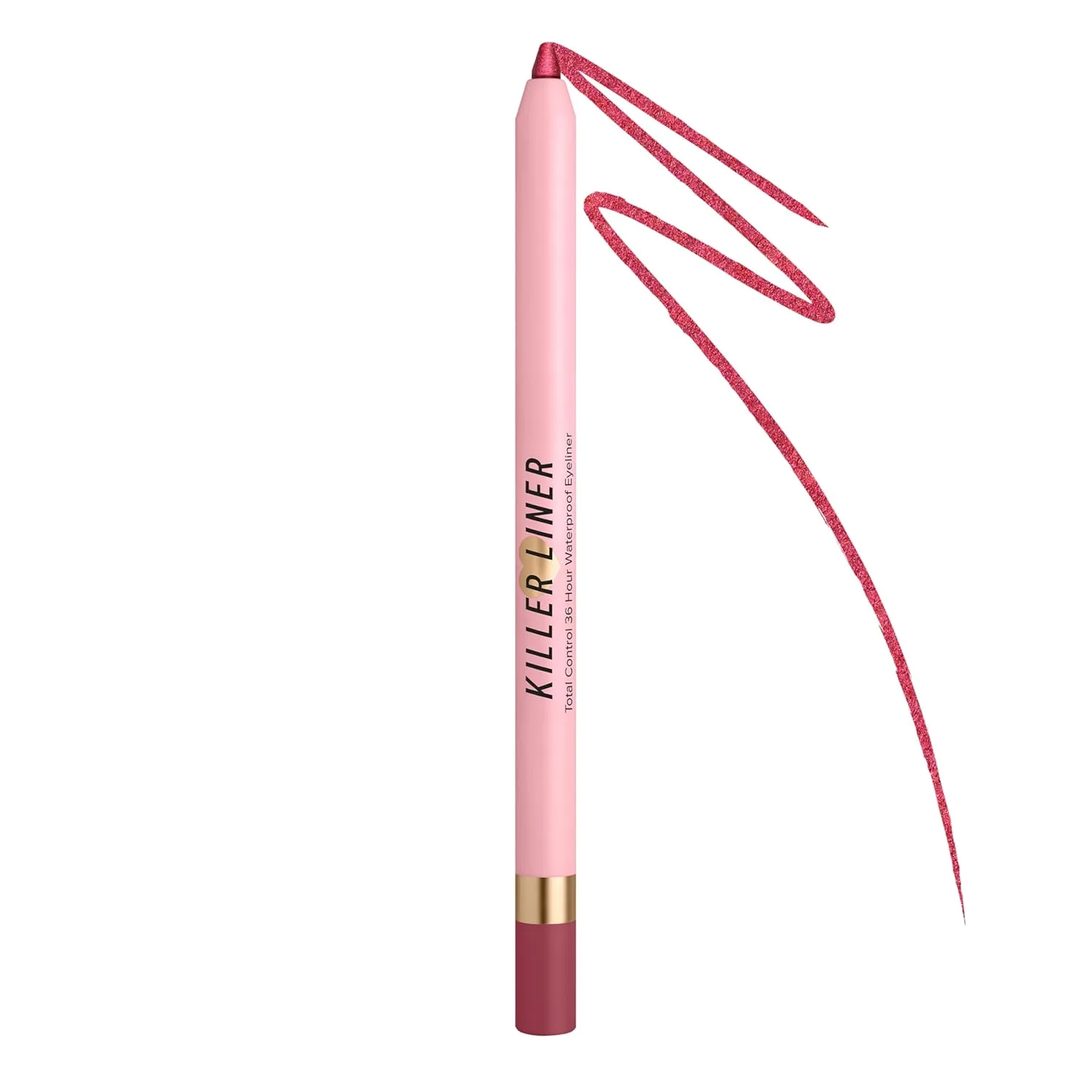 Гелевый карандаш для подводки глаз Too Faced Killer Liner 36-Hour | Стойкий, водостойкий, не осыпается, 0,04 унции 1 штука (1 шт.), 08 Metallic Burgundy (Rich Metallic Burgundy)
