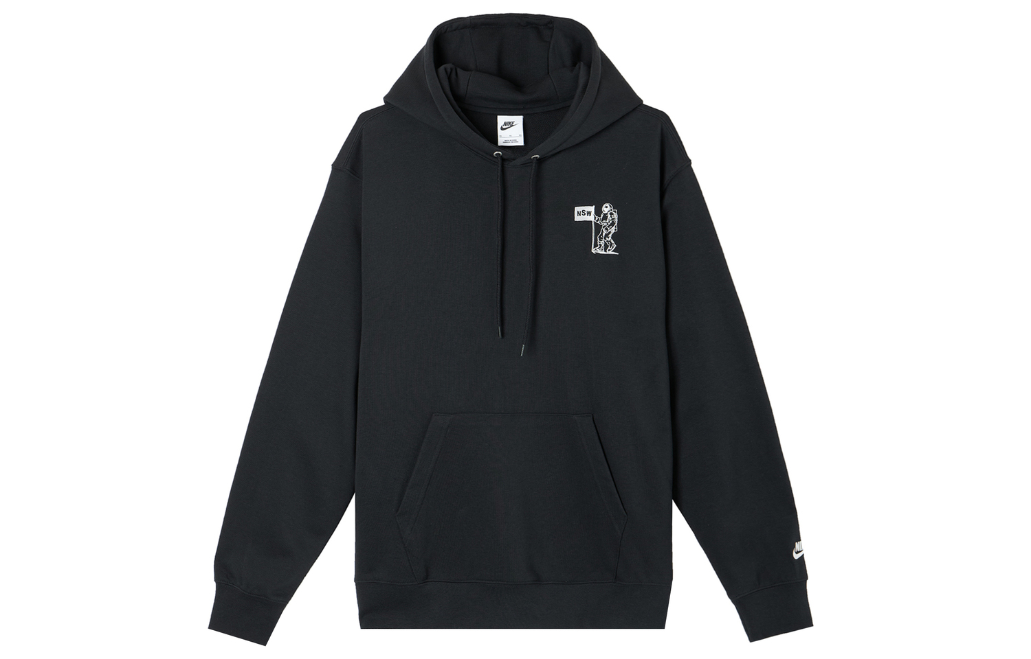 

Клубный мужской худи из френч те́рри Nike, черный