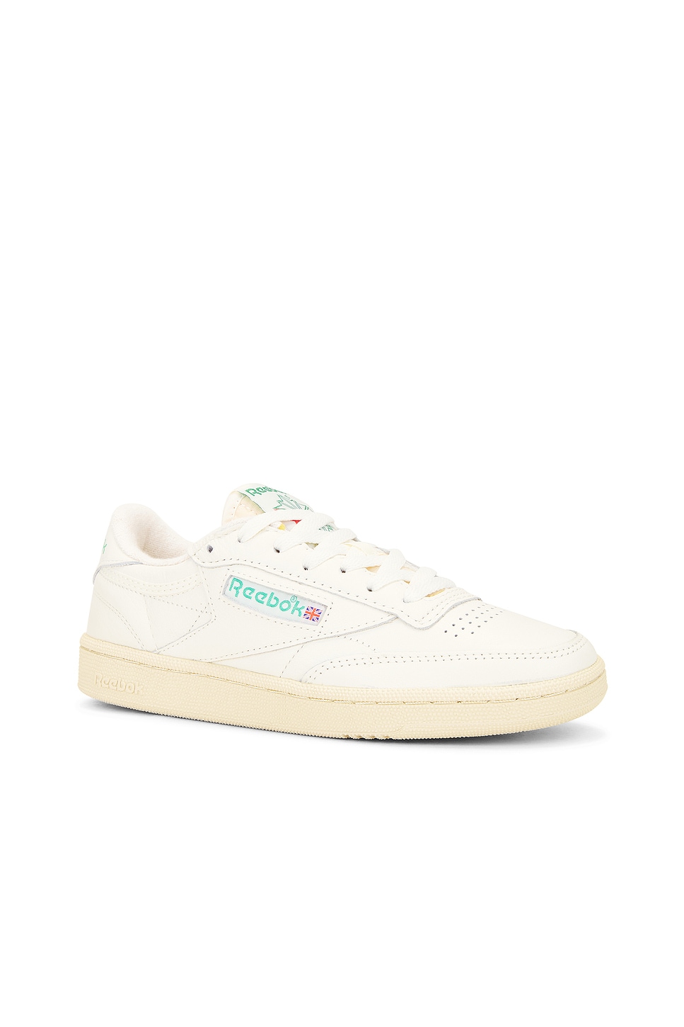 Кроссовки Club C 85 Vintage Top Reebok, цвет Chalk & Paper White — фото 2