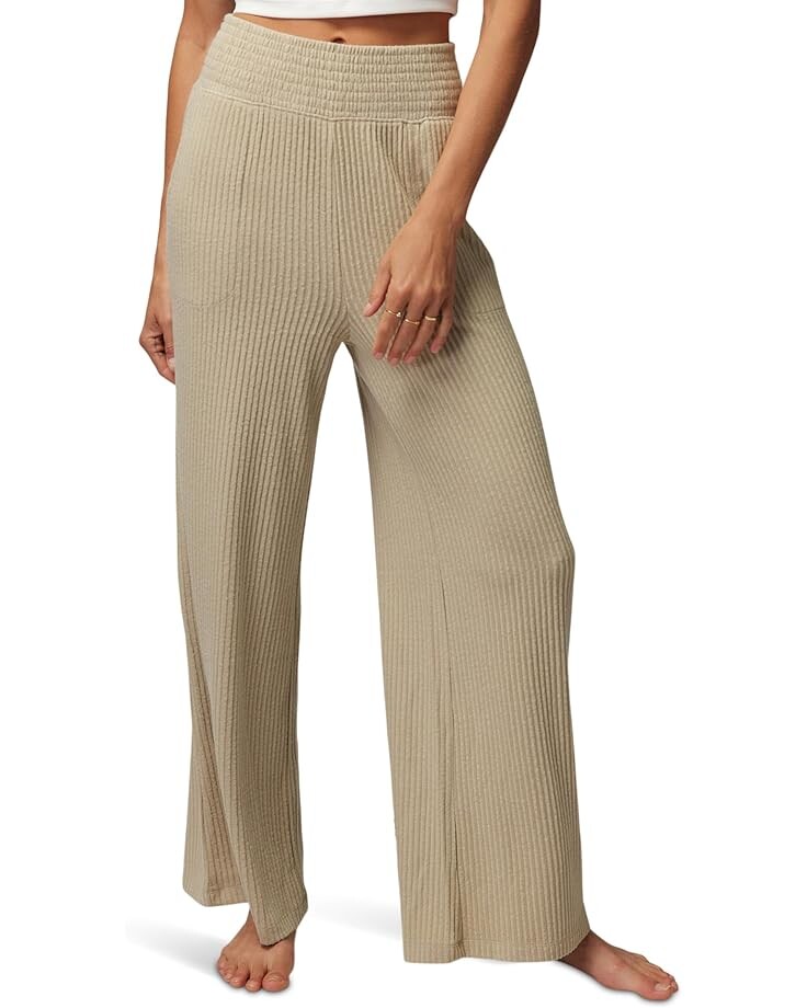 

Брюки Spiritual Gangster Harmony Rib Wide Leg, цвет Sandstone
