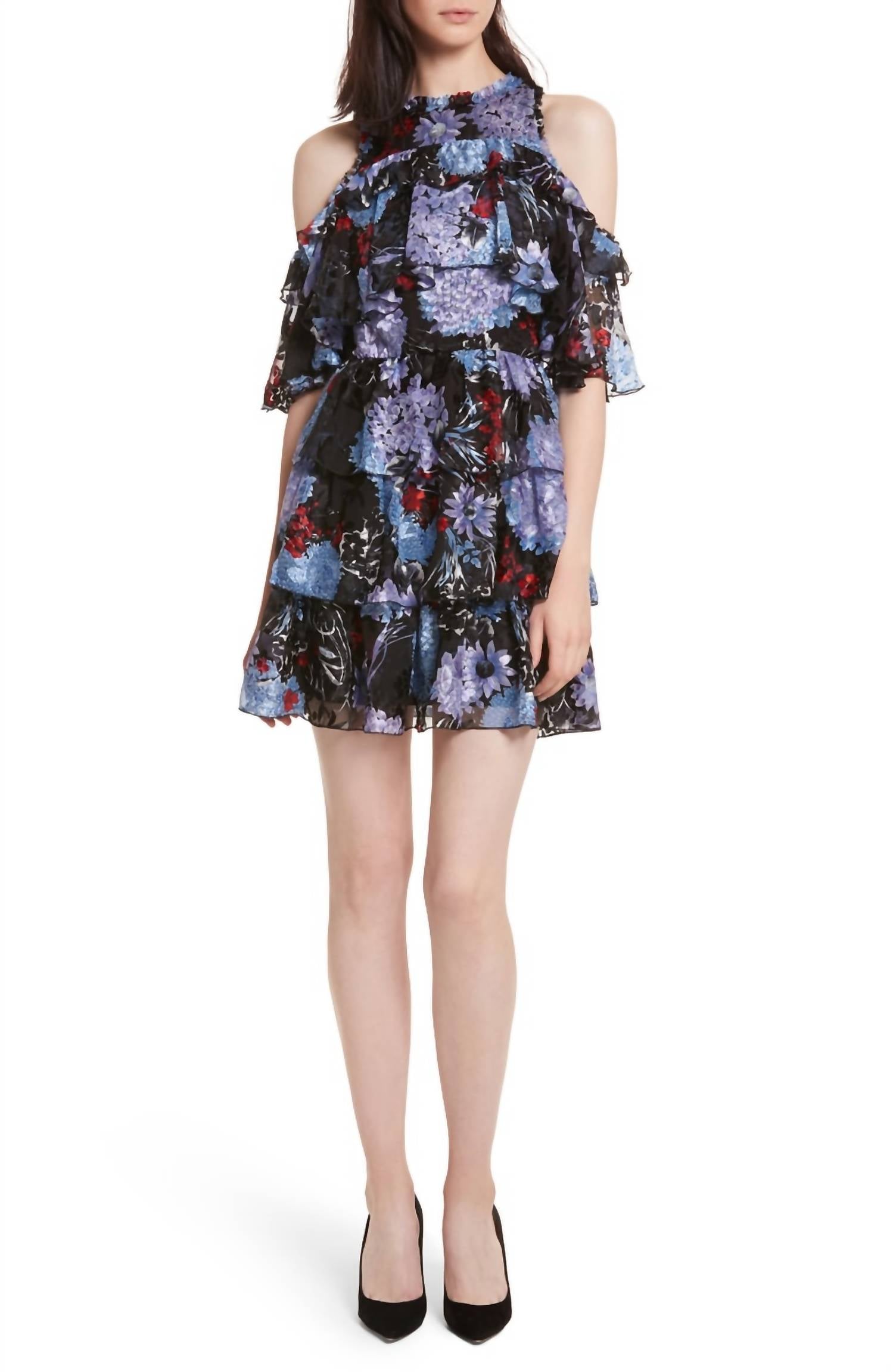 

Платье Nichola с открытыми плечами в цвете Multi alice + olivia