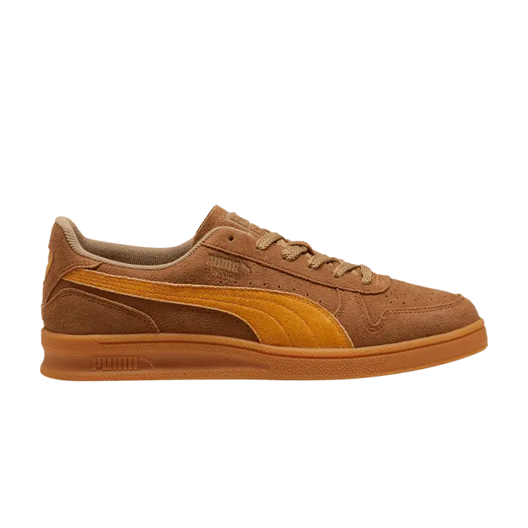 

Кроссовки Puma Indoor R Suede Chocolate Chip Sport Yellow, коричневый