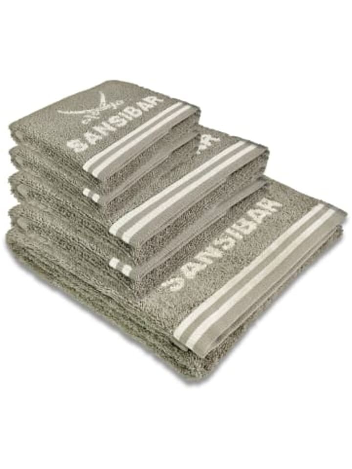 

Полотенце для рук Sansibar Frottier Serie Doubleface, цвет taupe/sand