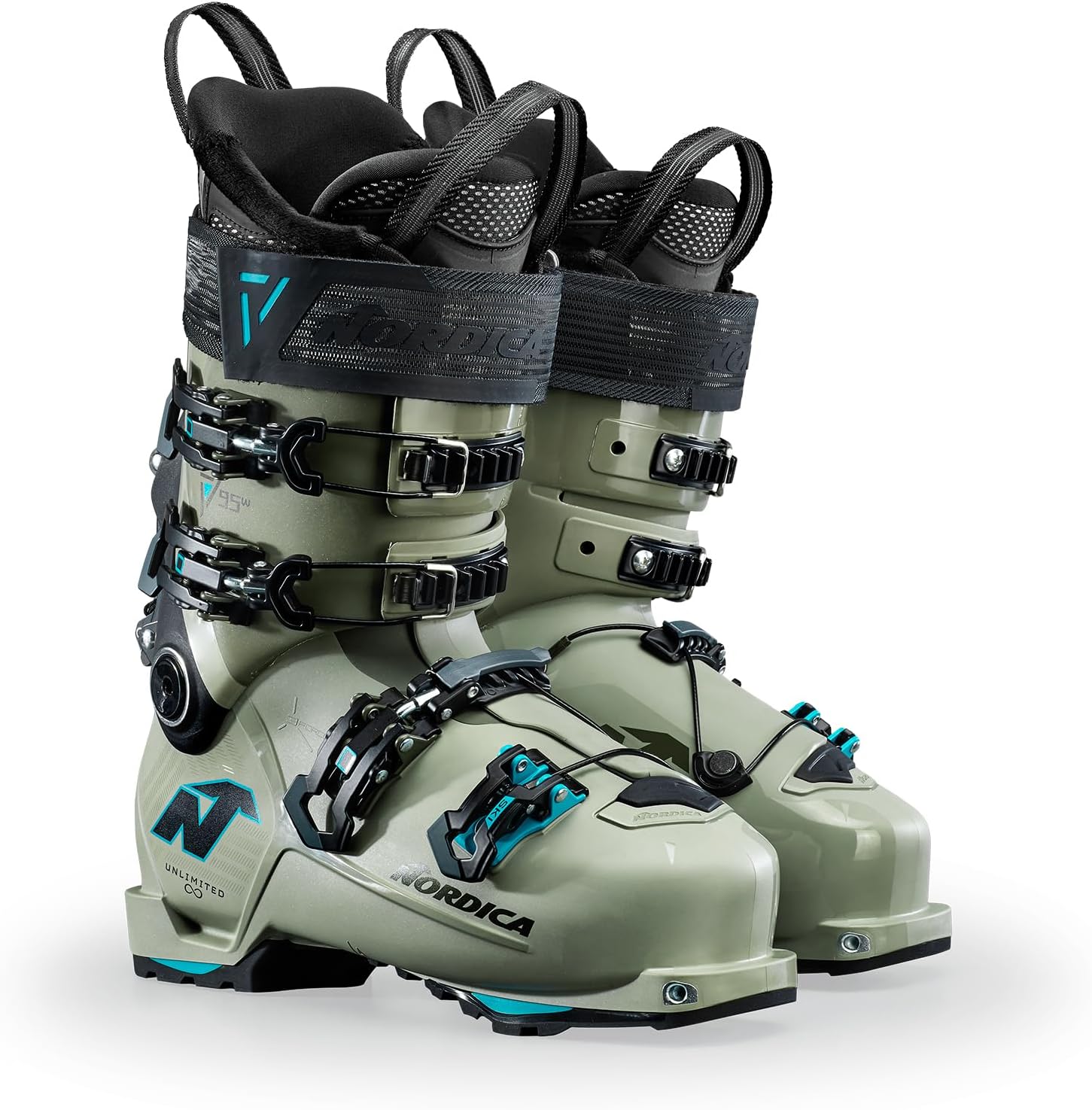 

Женские горнолыжные ботинки Nordica Unlimited 95 W DYN, Light Green/Black/Light Blue, Черный, Женские горнолыжные ботинки Nordica Unlimited 95 W DYN, Light Green/Black/Light Blue