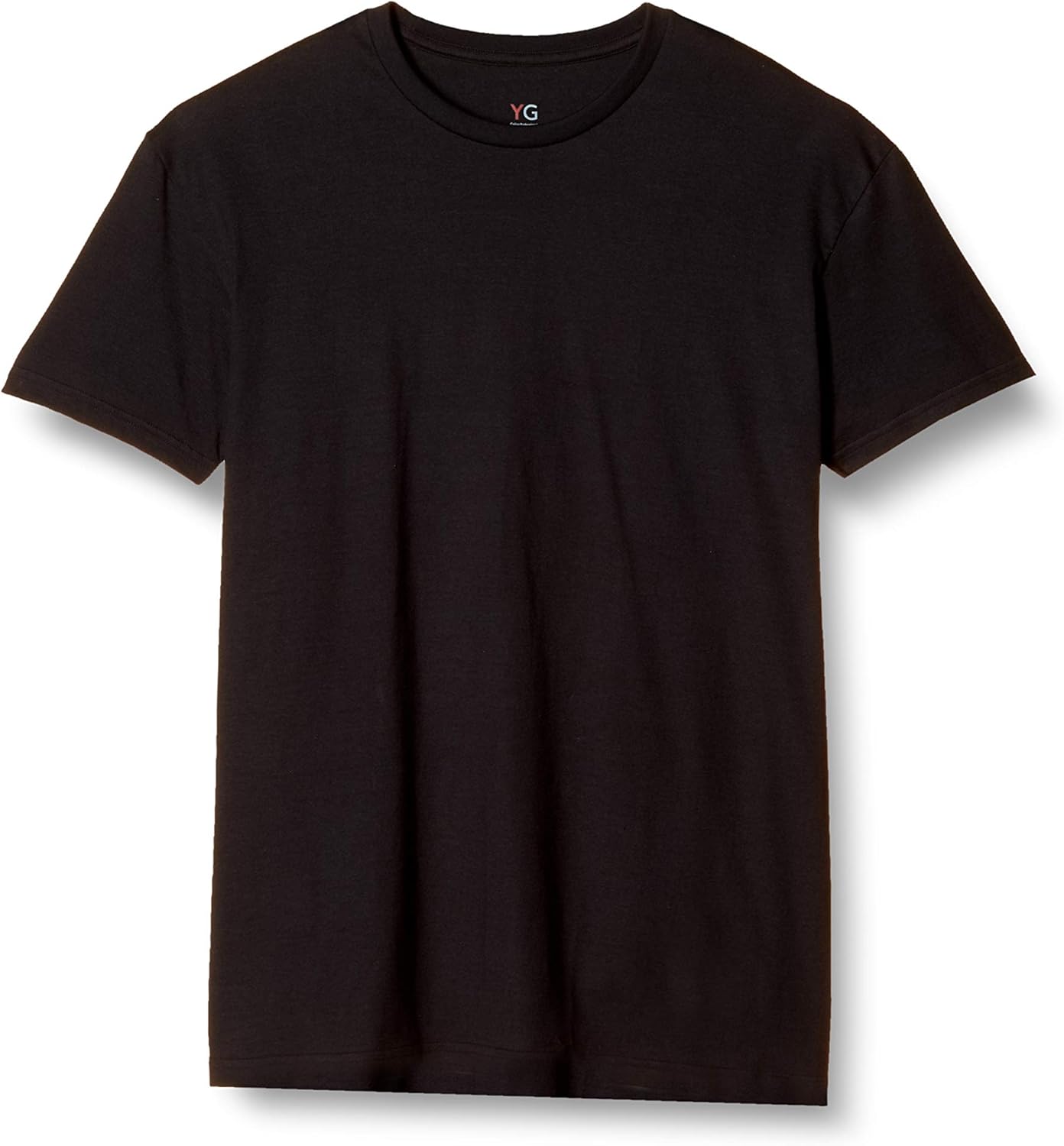 

Мужская футболка с круглым вырезом Gunze, футболка из хлопка с очень быстрым впитыванием YG, черный