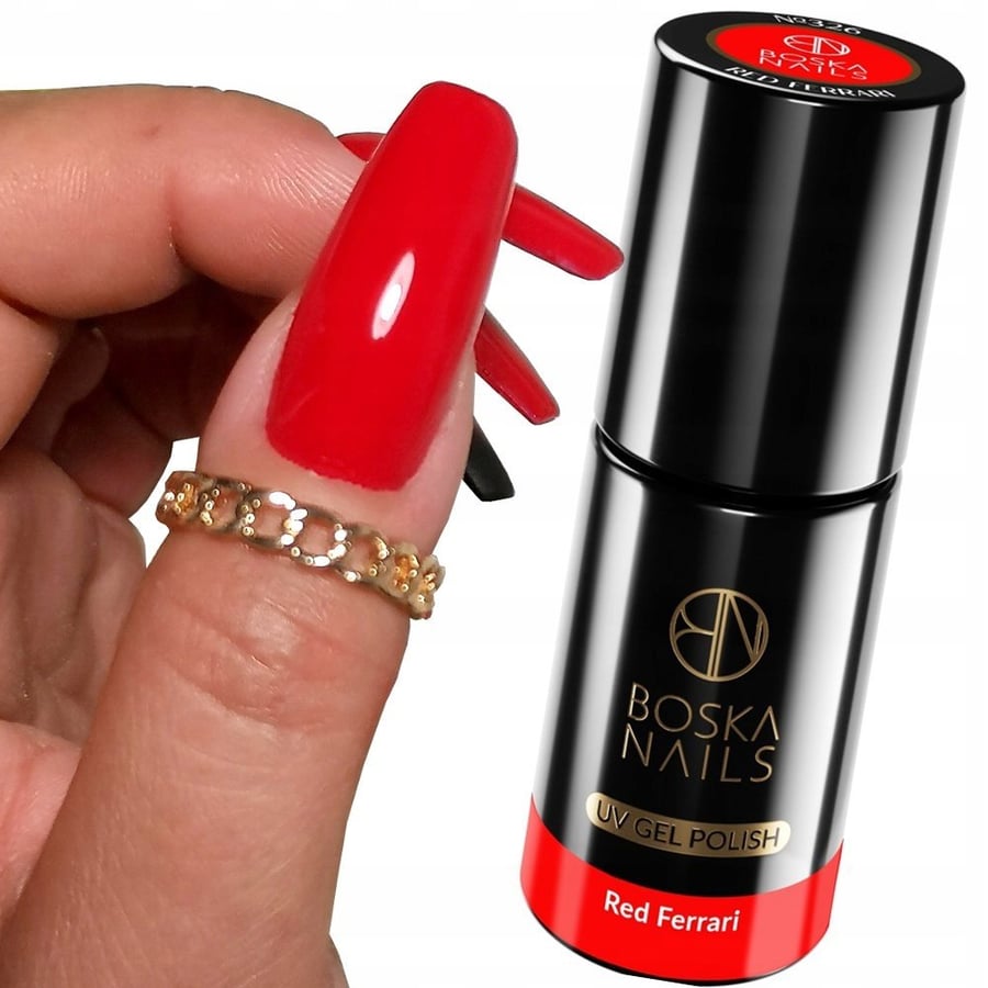 

Boska Nails 326 Red Ferry Hybrid Varnish УФ/светодиодный красный 6 мл
