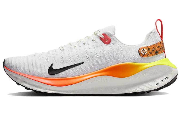 

Кроссовки Nike React Infinity Run Flyknit 4 мужские, White/Bright Crimson/Dutch Orange/Black