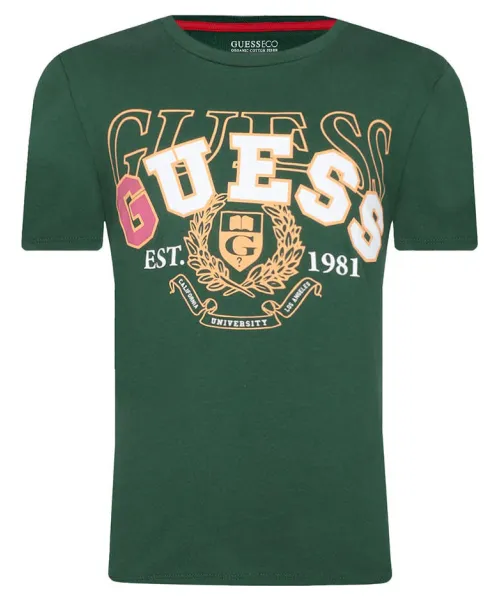 

Футболка Regular fit Guess, зеленый