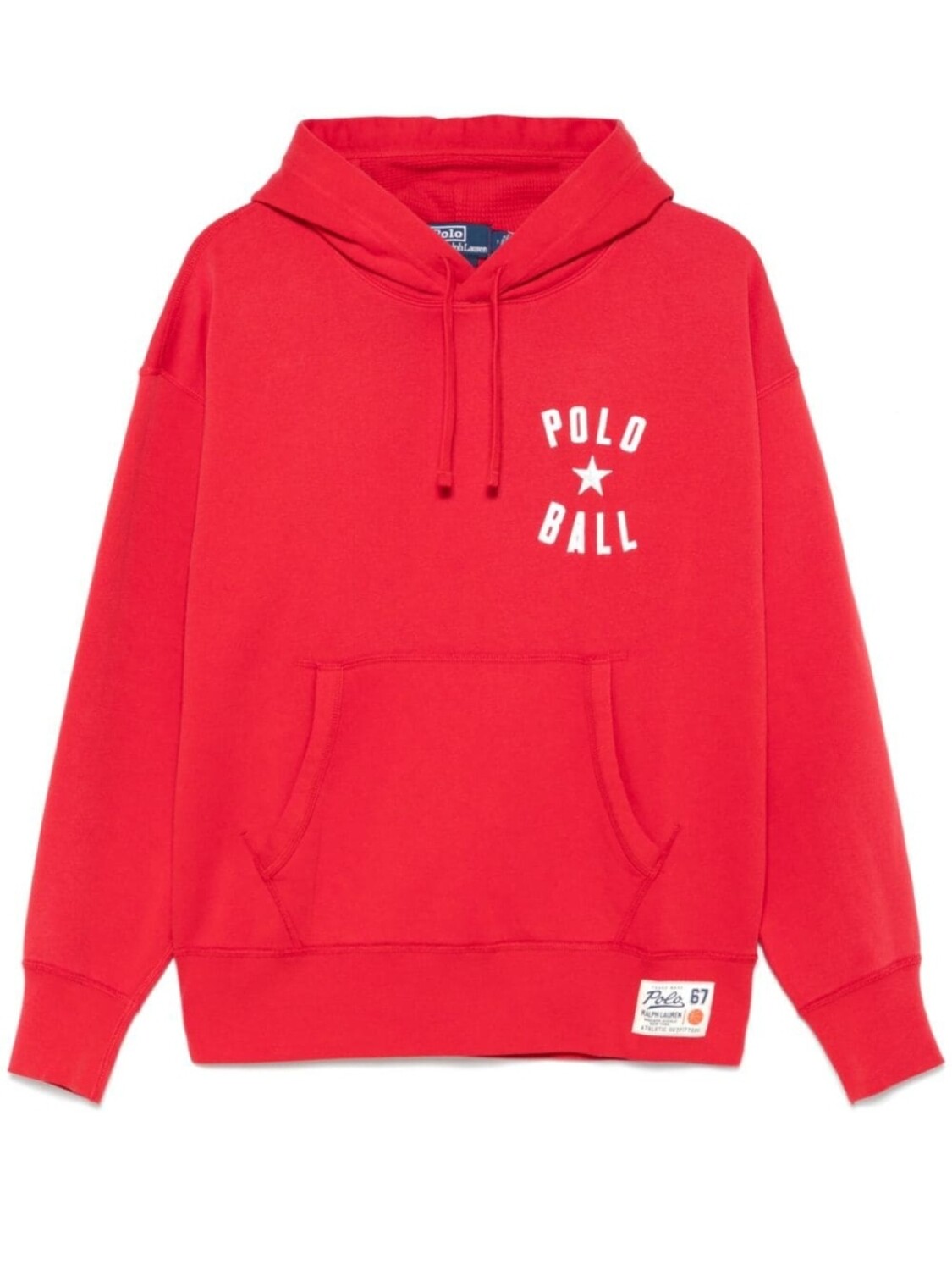 

Худи с логотипом Polo Ralph Lauren, красный