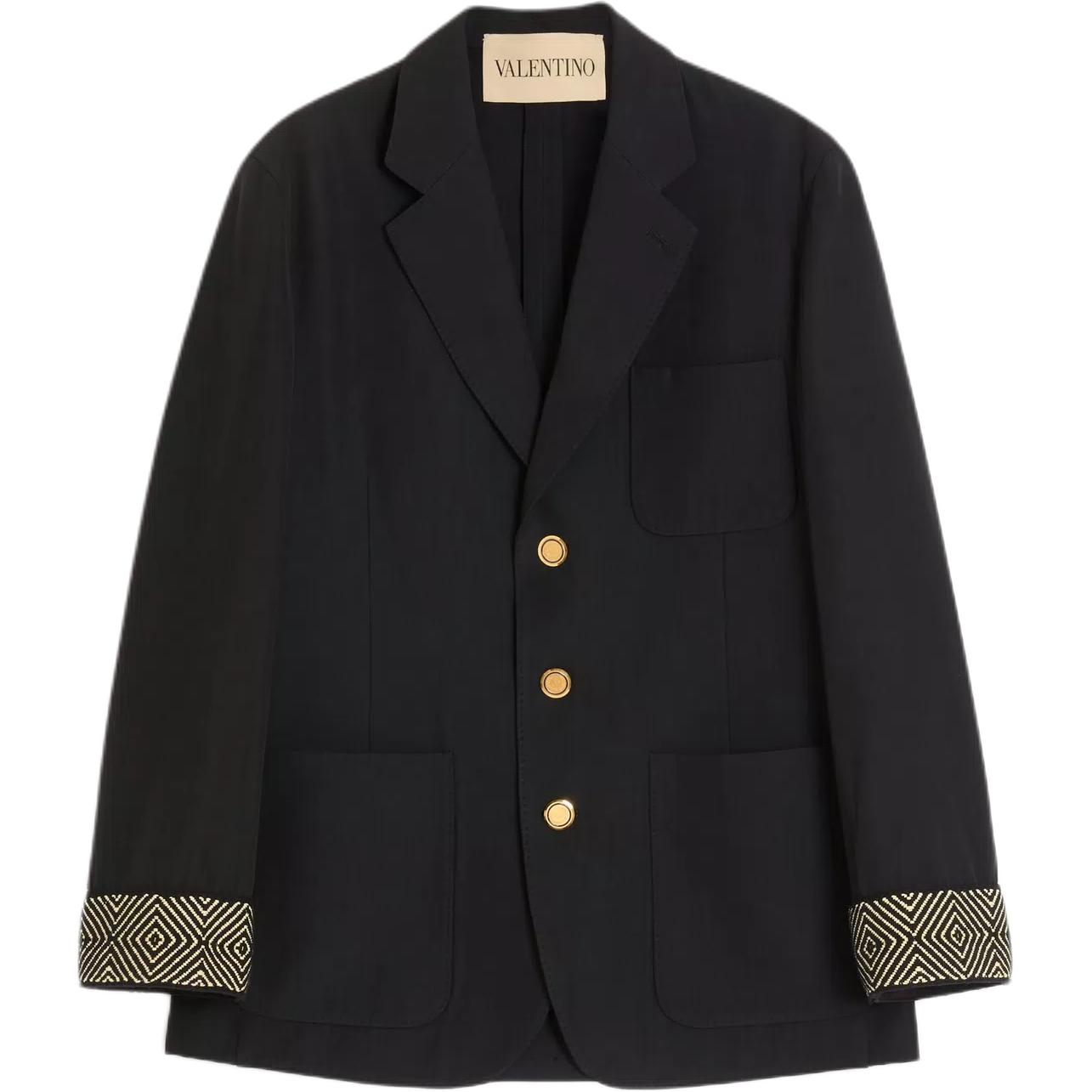 

Valentino Однобортный блейзер, Marine Blue