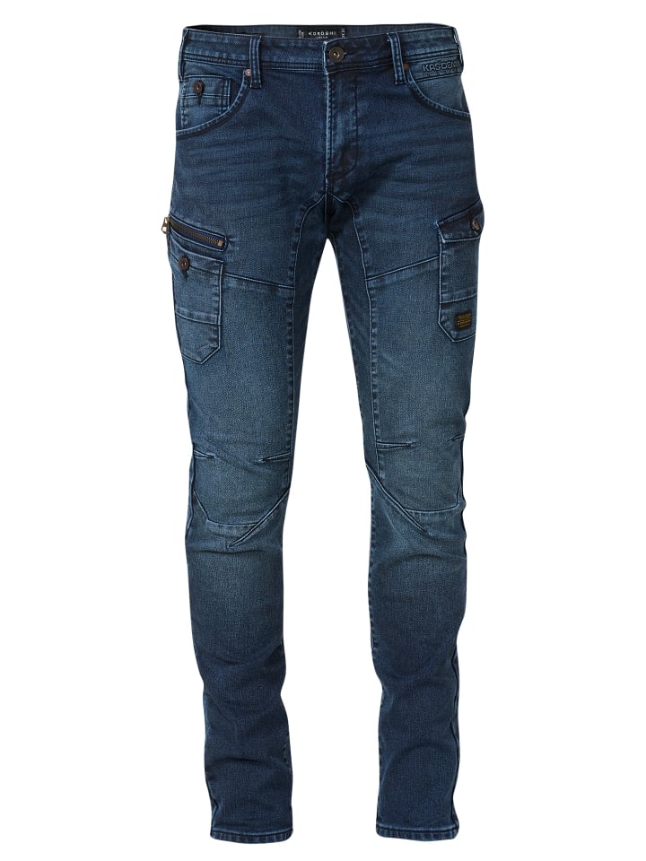 

KOROSHI Рабочие джинсы прямого кроя синего цвета