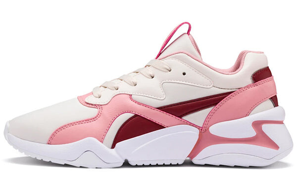 Кроссовки nova white/pink Puma, белый — фото 2