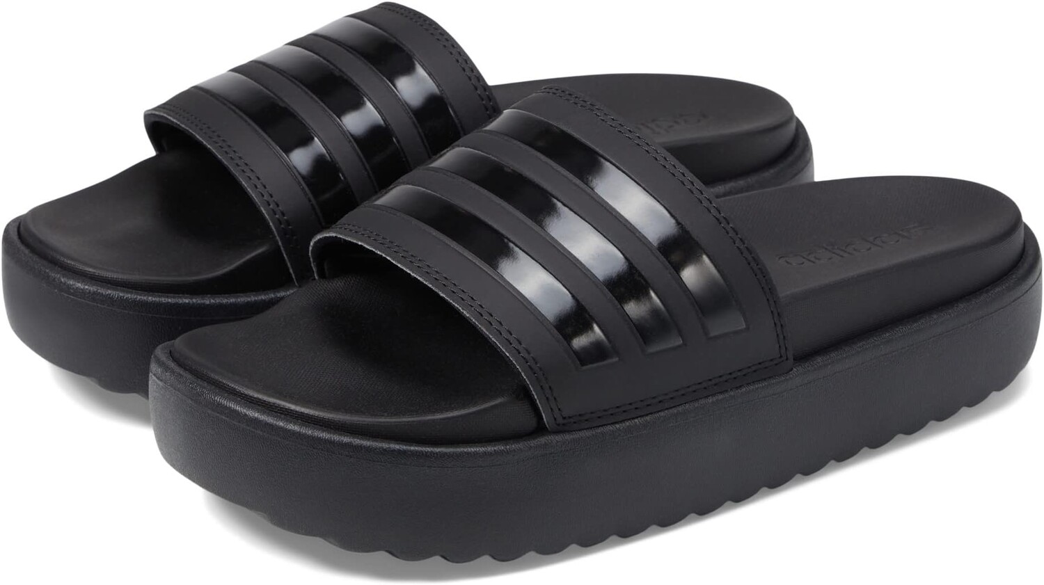 

Сандалии adidas Adilette Platform, цвет Black/Black/Black