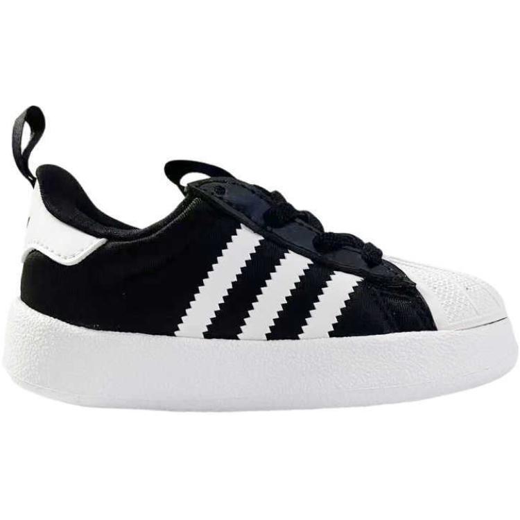 Adidas Originals Кроссовки AdiFOM Superstar Low Top для малышей черно-белые — фото 2