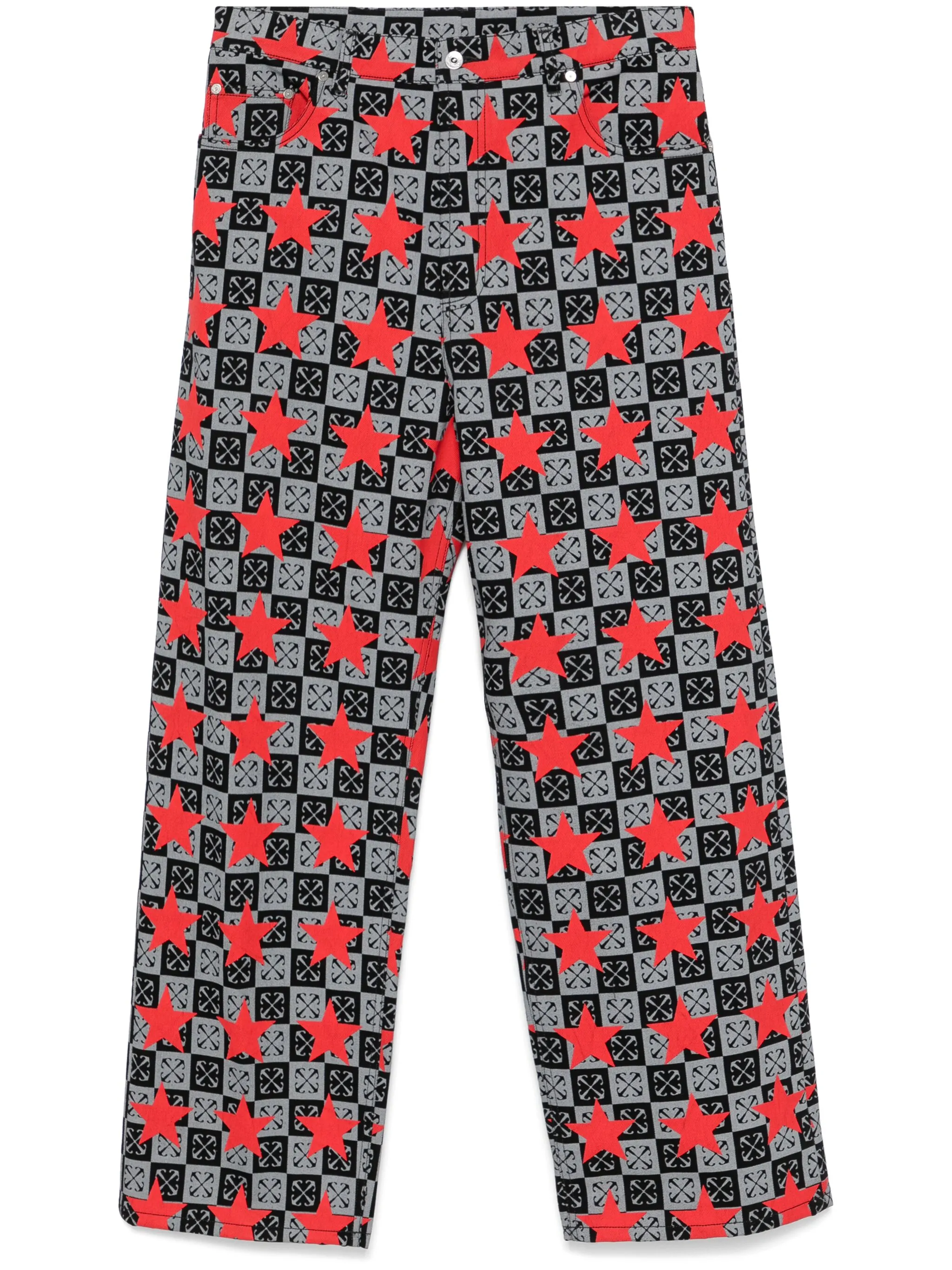 

Джинсы с логотипом Arrows Off-White, серый