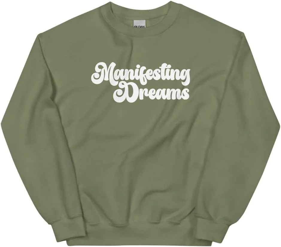 Свитшот Manifesting Dreams с позитивным посланием