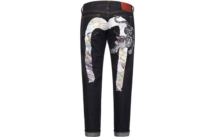 

Джинсы мужские деним синие Evisu, синий