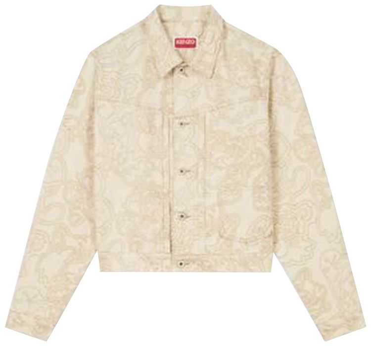 

Куртка Kenzo x Verdy Trucker Jacket 'Rinse White Denim', белый