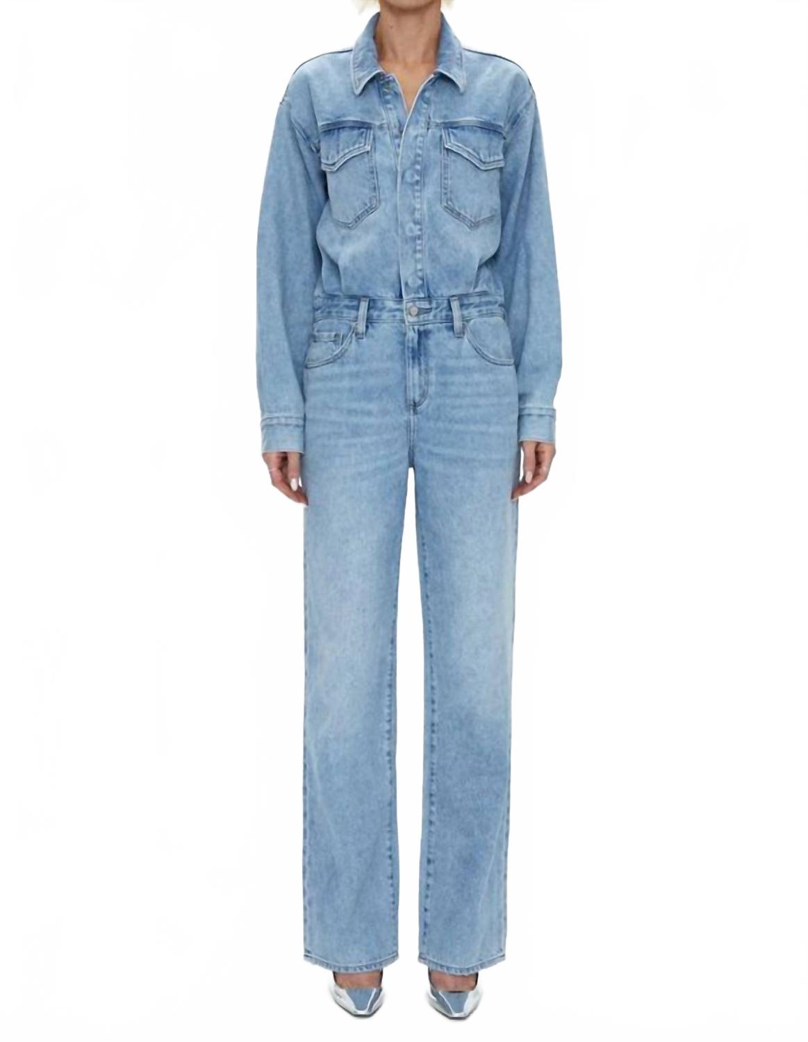 

Комбинезон с длинными рукавами Nikkie в синем PISTOLA