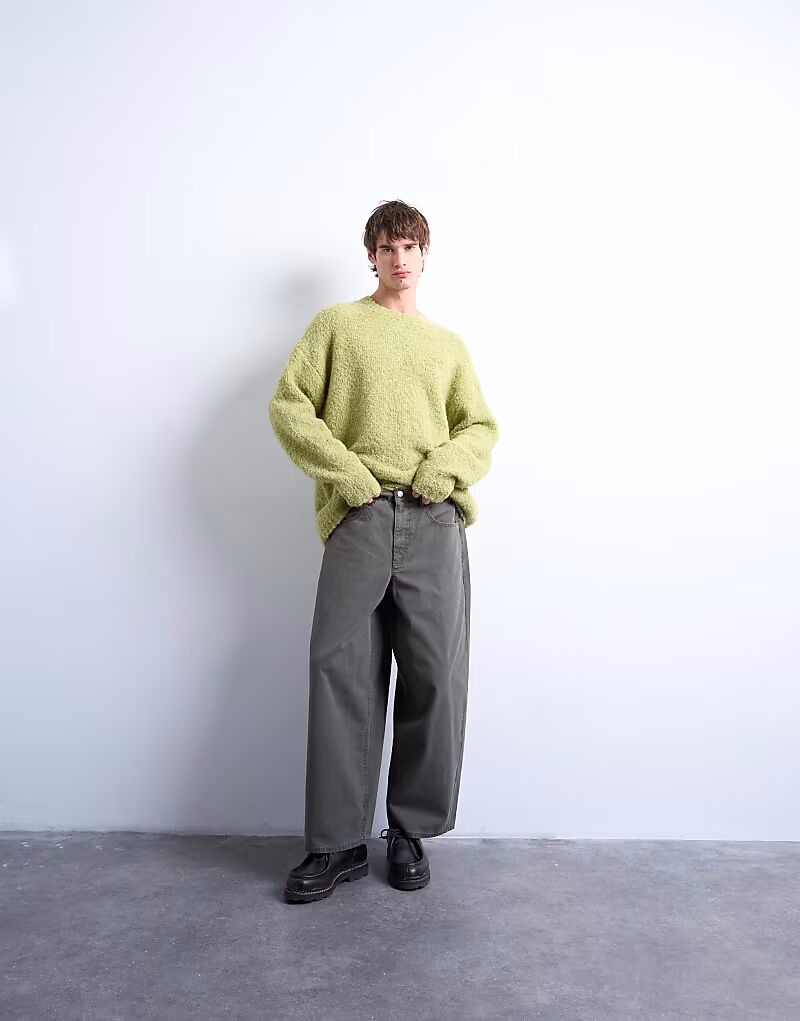 

Брюки Canvas цвета хаки Topman