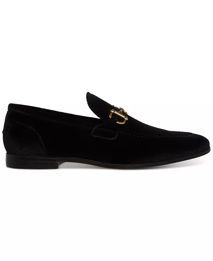 Мужские марокканские бархатные шлепанцы Smoking Slipper Steve Madden, серый — фото 4