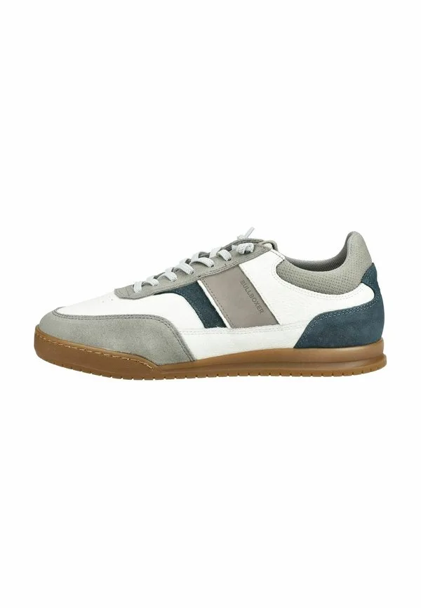 Кроссовки белые темно-синие Bullboxer, White - Navy