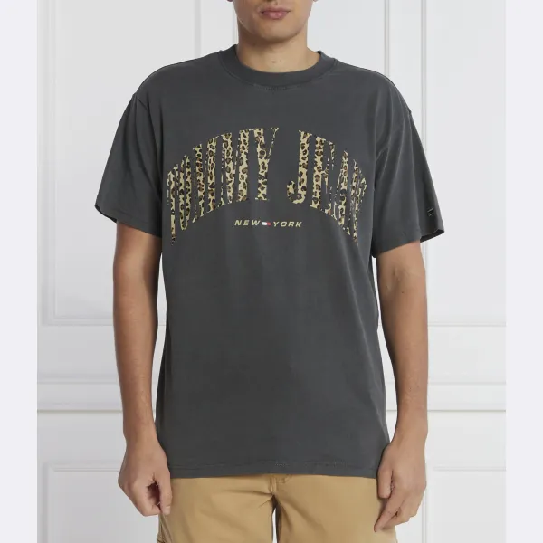 

Футболка свободного кроя Leo College Tommy Hilfiger, черный
