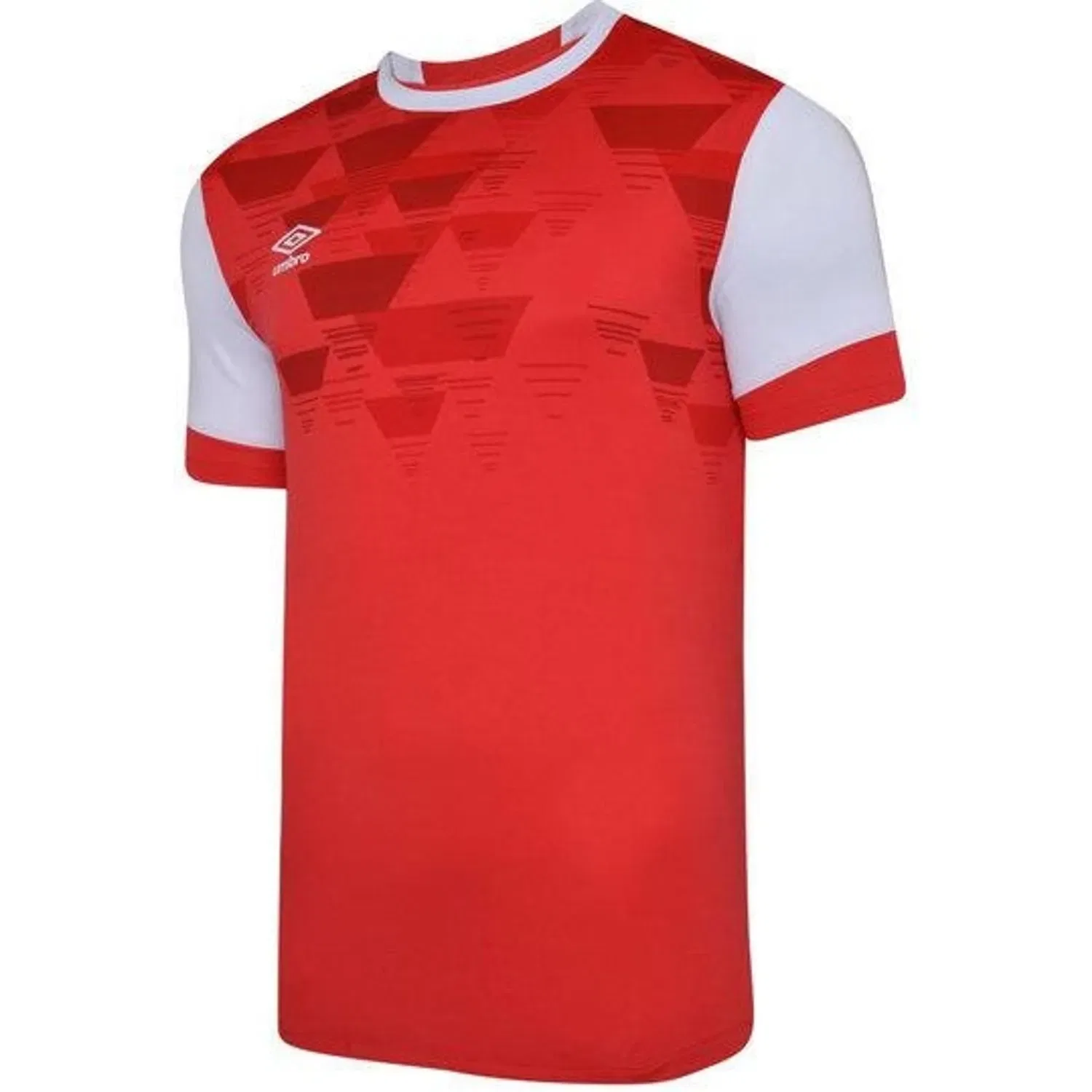 Футболка с контрастным воротником Umbro, бордовый