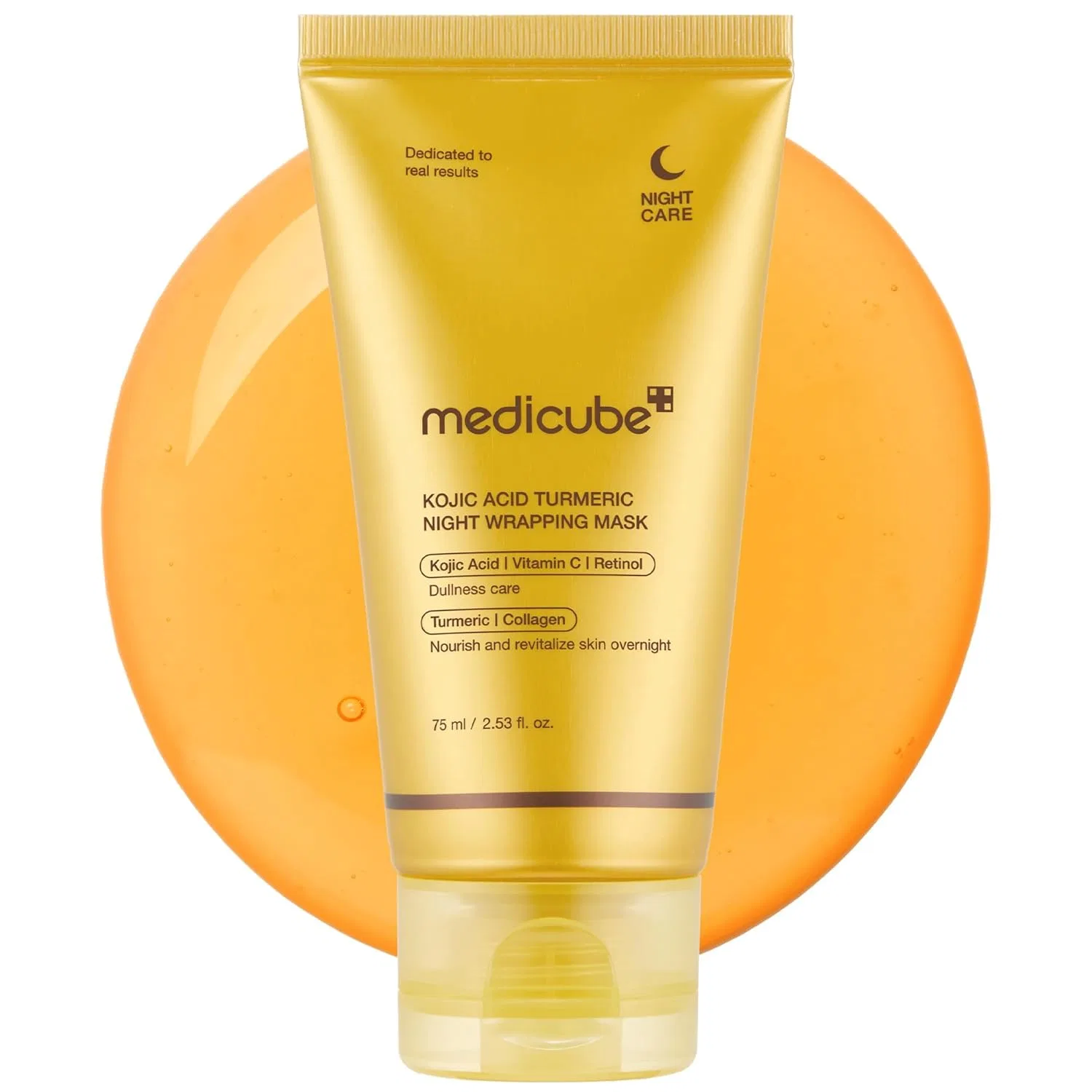 Ночная маска-пленка Medicube Turmeric Overnight Wrapping Peel-Off Mask Medicube
