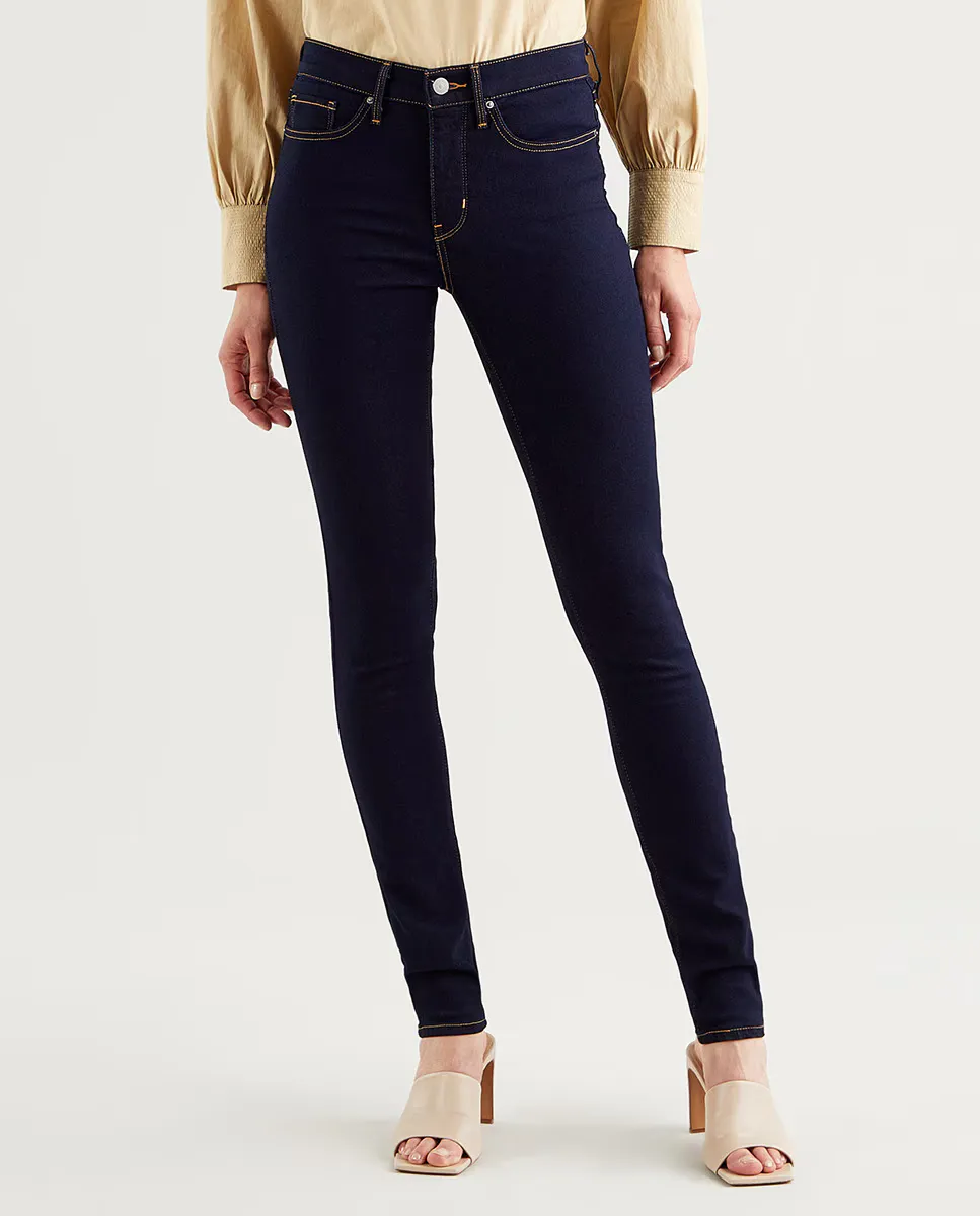 Женские темные джинсы скинни 311 Levi's, индиго/синий — фото 2