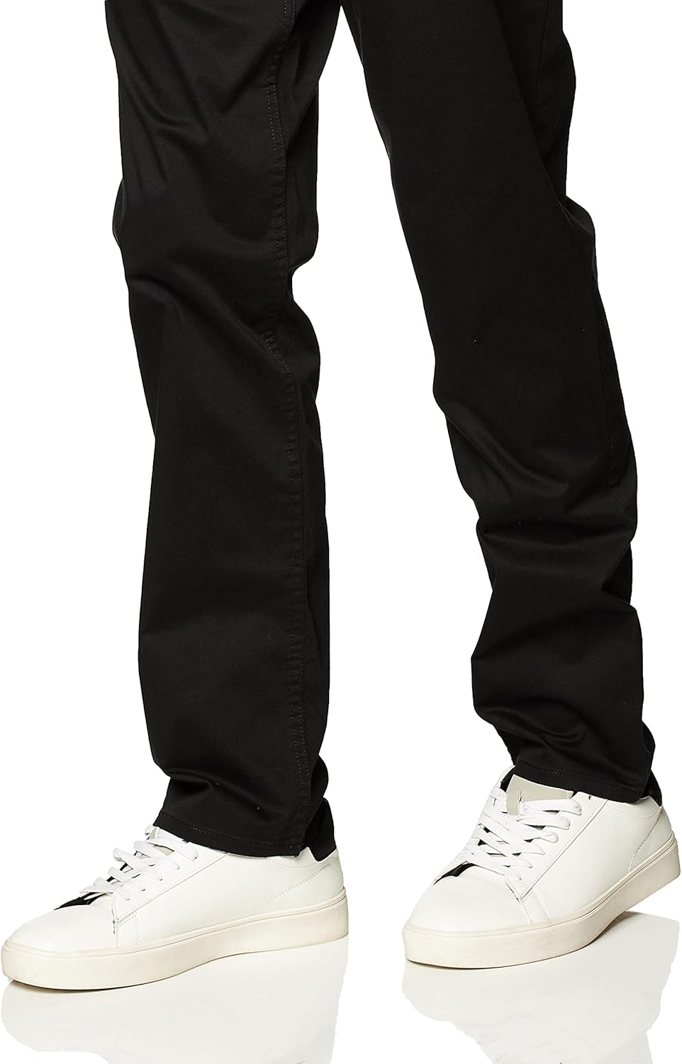 

Мужские повседневные брюки из эластичного сатина Calvin Klein, Asphalt Black