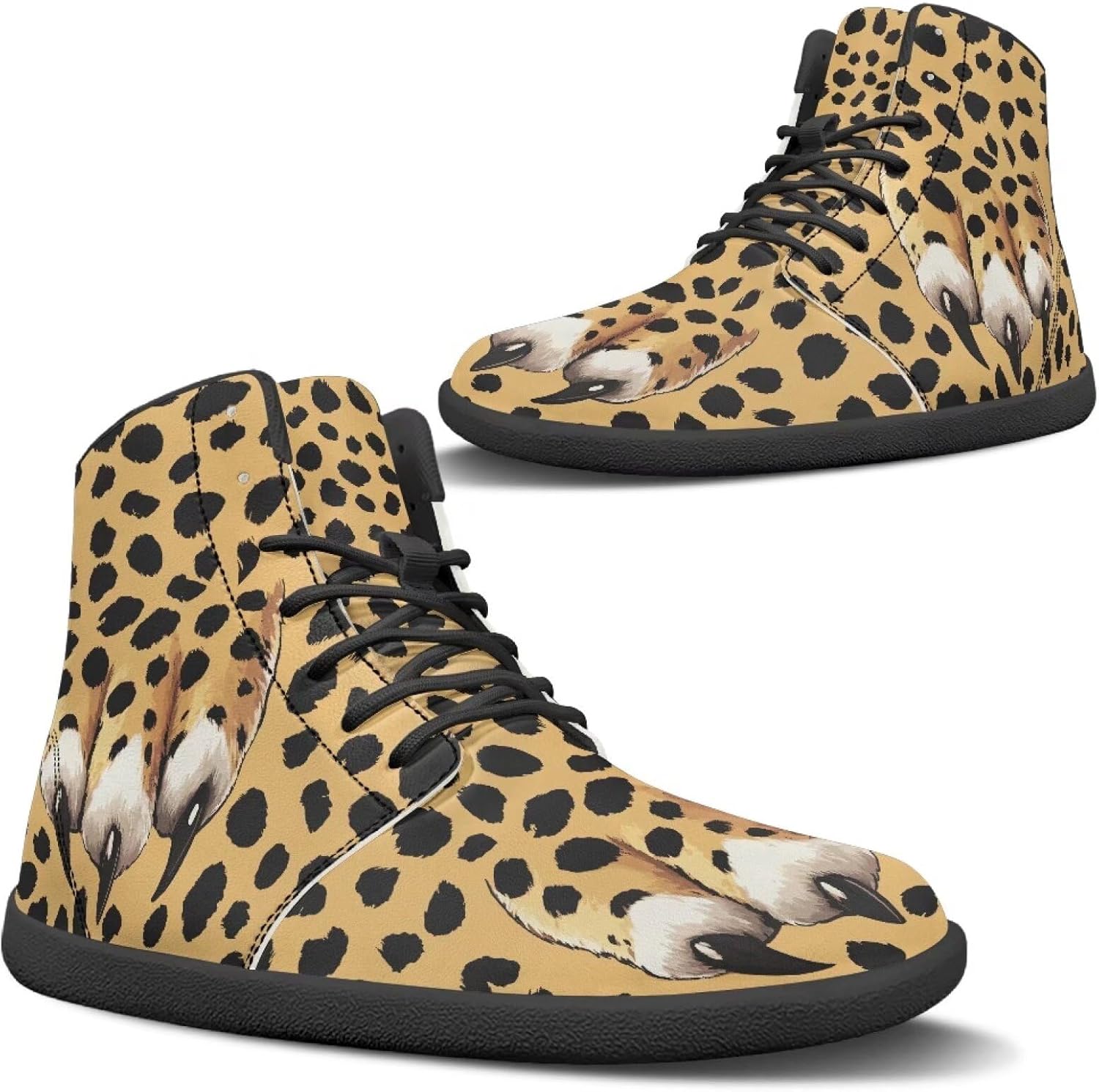 

Мужские походные кроссовки для активного отдыха, спортивные кроссовки для ходьбы и трейлраннинга Pugasmiru, Vintage Leopard Claw