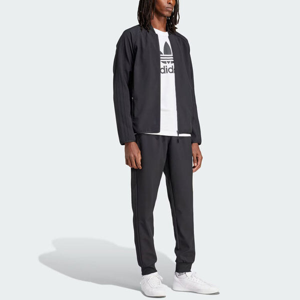Штаны оригинальные sst bonded спортивные штаны азиатские размеры Adidas, черный — фото 4
