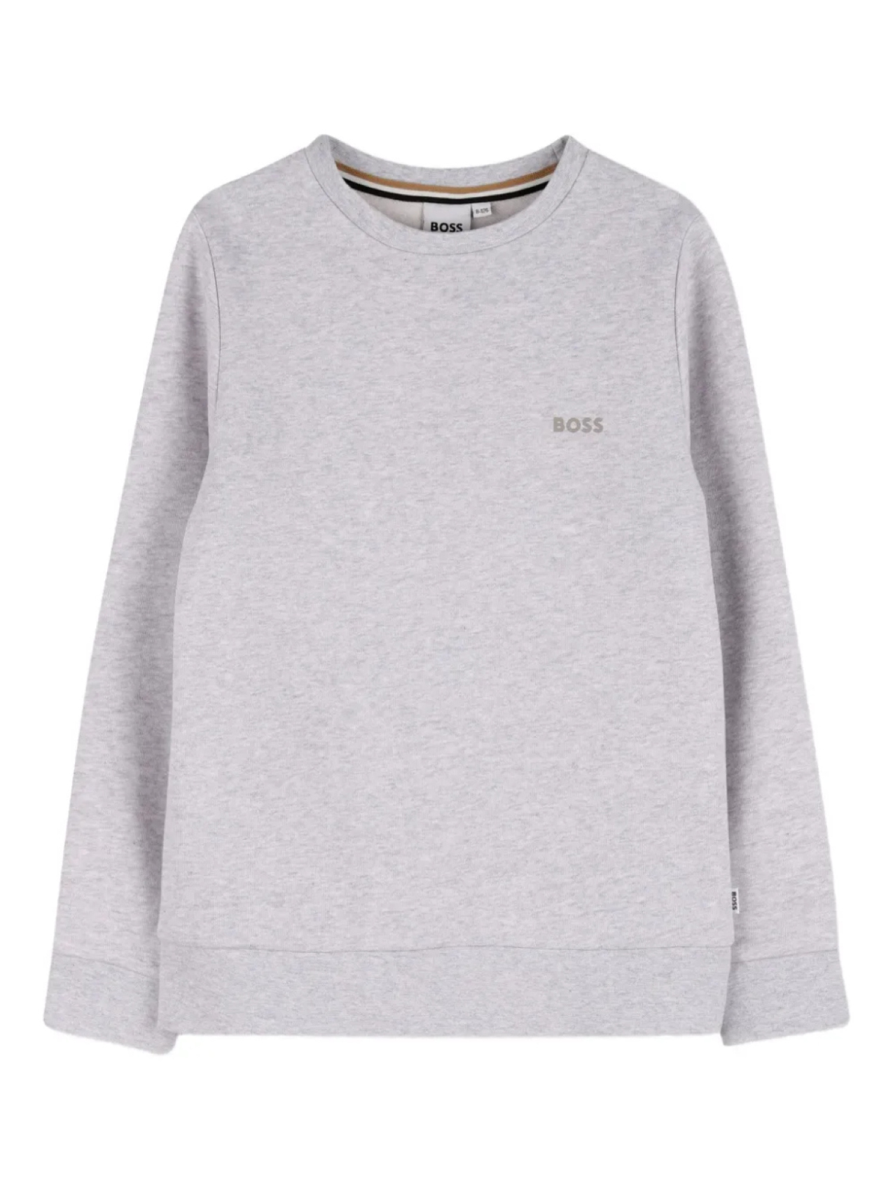 

Толстовка с вышитым логотипом BOSS Kidswear, серый