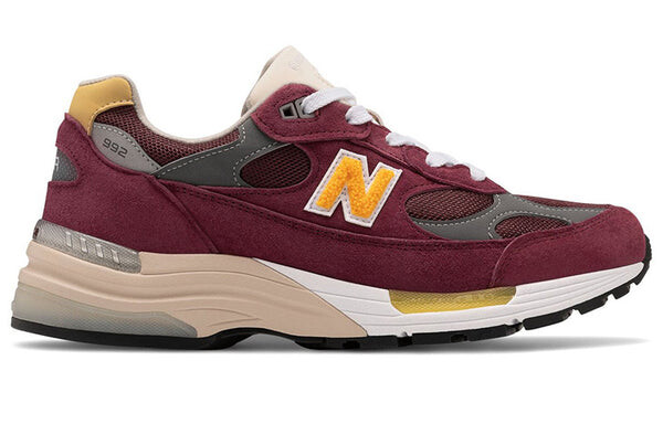 Кроссовки 992 сделано в сша New Balance, красный — фото 2